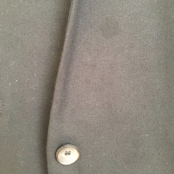 Single button blazer with white leather detail - Picture 5 of 8
